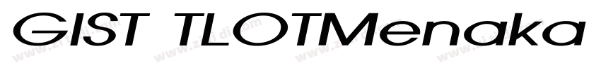 GIST TLOTMenaka Bold字体转换